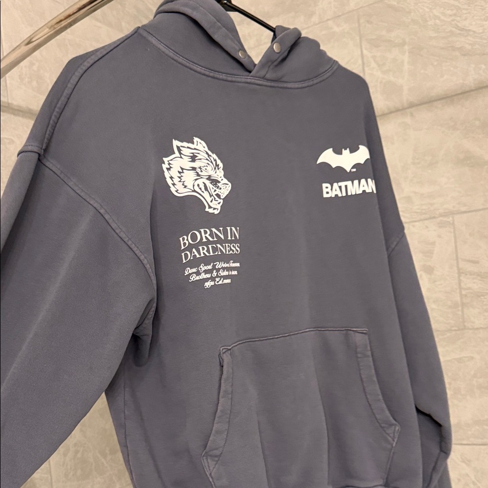 Darc sport Batman blue grey hoodie